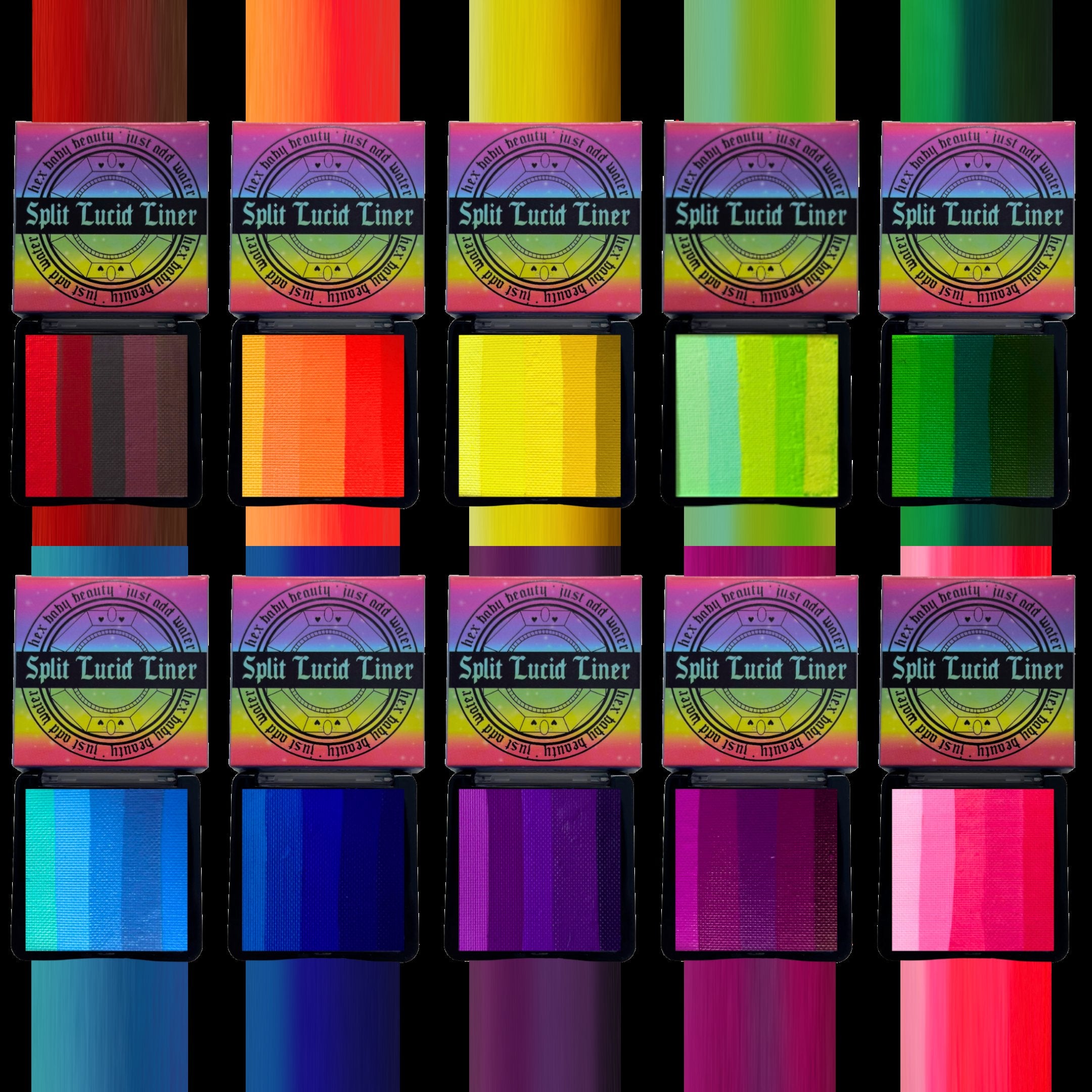 Split Liners - Water Activated Graphic Liners